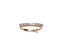 Anello Stocco Gioielli Donna in Oro bianco Zircone ANS19 - ANS19
